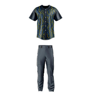 Camisetas de béisbol con impresión personalizada de alta calidad, uniforme de béisbol, conjunto de uniforme de Béisbol Juvenil para hombres 2025 - Product Image 5