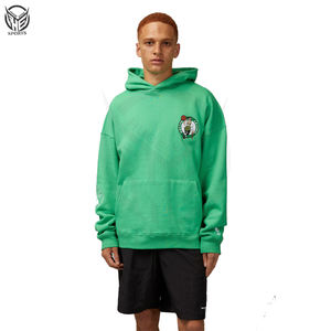 Sweat à capuche pull-over streetwear d'hiver uni pour homme, 100% coton molletonné, avec logo brodé personnalisé, prix de gros abordable, haute qualité, collection 2025 - Product Image 5