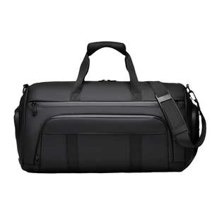 Bolsa de Viaje Personalizada de Gran Capacidad con Compartimento para Zapatos, Bolsa Deportiva de Gimnasio para Hombre, Estilo Casual, Forro de Poliéster, Material de PU - Product Image 2