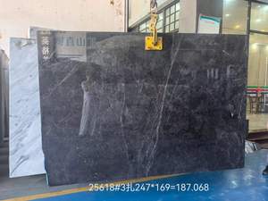 <span class=keywords><strong>หิน</strong></span>อ่อนอิตาเลียนเฮอร์มีสสีเทาเข้ม แผ่น<span class=keywords><strong>หิน</strong></span>ธรรมชาติสีเทาอมเทาสำหรับปูพื้นบันไดและทางเดิน - Product Image 3