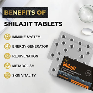 Himalayan Shilajit Tablets 100% Pure Shilajit for <b>Men</b> & Women with 82% Fulvic Acid & Trace Minerals for Energy & Immune Support - Product Image 3