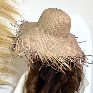 Sombrero de paja para el sol y la playa, accesorio ecológico hecho a mano, perfecto para el verano - Product Image 5
