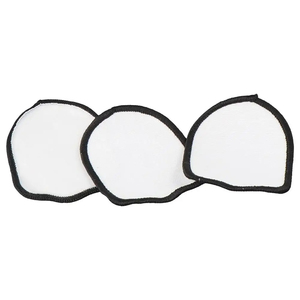 30 pièces patchs brodés blanc noir imperméable couleurs badges vierges patch pour sublimation dentelle décoration 3D principalement en caoutchouc - Product Image 3