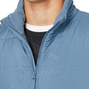 High Quality Custom Made Plus Size Bomber Jacket Light <b>Weight</b> Fashion Design with <b>Stand</b> Collar Canvas Fabric for Winter - Product Image 4