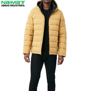 Chaqueta acolchada informal de manga larga con diseño de logotipo estampado de invierno al por mayor, chaqueta de invierno transpirable para hombre - Product Image 6