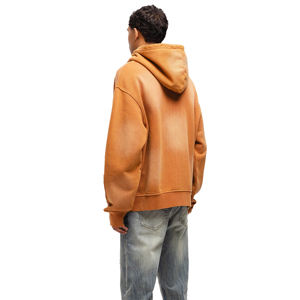 Sweat-shirts à capuche pour hommes de qualité supérieure, fabriqués en 2025, best-sellers, 100% coton, hiver, fermeture éclair, imprimé en relief, coupe classique - Product Image 3