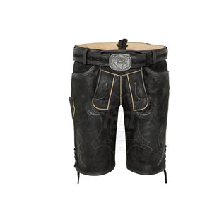 Lederhosen taille adulte, shorts bavarois, Lederhosen sur mesure, shorts bavarois de haute qualité, Oktoberfest traditionnel - Product Image 1