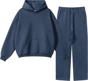 Men Plain Acid <b>Washed</b> Tracksuit Sets | XL 5XL Size for Retailers Offering Activewear Lounge and <b>Travel</b> Ready - Product Image 6