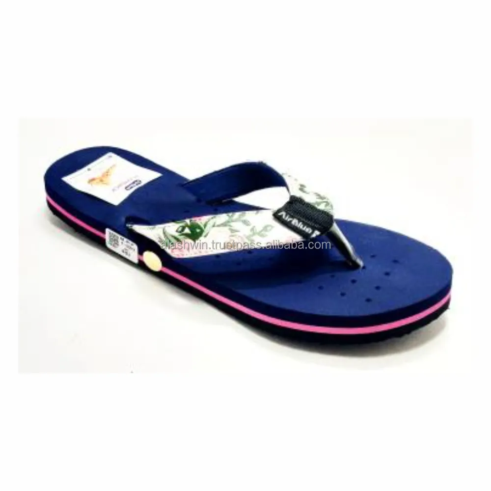 Pantoufles de haute qualité chaussures en caoutchouc sandales à motif personnalisé sandales d'été souples pour femmes à vendre