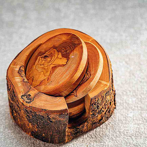 Meilleures ventes à prix avantageux, sous-verre artisanal en bois de noyer et de mangue, logo personnalisé, design personnalisé, fabriqué en Inde, de qualité supérieure - Product Image 2