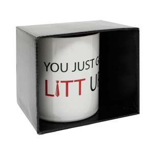 Fait main Litt Up! Tasse en céramique stoneware au design original avec sublimation personnalisée, compatible micro-ondes, cadeaux d'affaires, couvercle et cuillère - Product Image 5