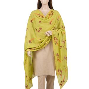 Chal Africano de Chifón para Mujer, Duradero, de Primera Calidad, con Patrón Floral, Bordado y Decoraciones de Pedrería, Transpirable y Suave - Product Image 1