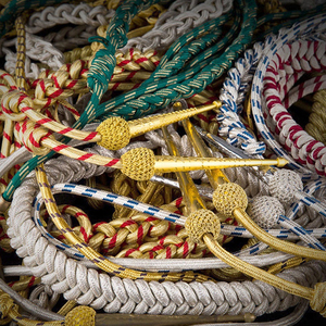 Cordons d'aiguillette en nylon de couleurs personnalisées de haute qualité Accessoires d'uniformes personnalisés Demande OEM - Product Image 6