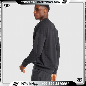 Conjunto de chándal personalizado de 2 piezas para hombre, sudadera con etiqueta privada, conjuntos de chándal y Jogger, ropa para hombre, 100% ALGODÓN - Product Image 3