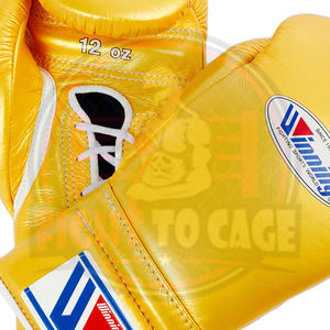 ถุงมือชกมวยหนังแท้ทำมือ ระบายอากาศได้ดี ซับเหงื่อ ทนทาน ราคาสมเหตุสมผล คุณภาพเยี่ยม พร้อมเชือกผูก - Product Image 5