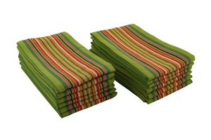 100% Cotton Microfiber Bamboo-Green Kitchen <b>Towel</b> Quick-Dry Woven Linen Pack of 12 for Home Hotels Restaurants Salsa Golf - Product Image 6