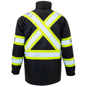 Chaqueta DE SEGURIDAD reflectante para hombre para trabajo y construcción ropa de invierno al por mayor - Product Image 5