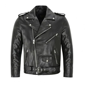Chaqueta de hombre Slim Fit Faux Leather Color sólido Abrigo con cremallera diagonal Cinturón Ajuste Abrigo a prueba de viento para uso diario - Product Image 2