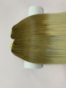 Thiên Tài Da Sợi Ngang Chất Lượng Cao 8-10 Inch Afro Sóng Curl Xương Thẳng Việt Tóc Đỏ Đỏ Đôi Rút Ra Sóng Lỏng Sâu Sóng - Product Image 2