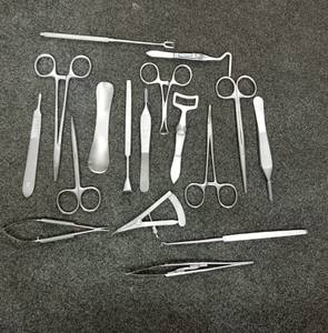 Venta caliente 17 piezas blefaroplastia instrumento quirúrgico conjunto Micro plástico cirugía ocular párpado rinoplastia oftálmica Kit Chun Tara - Product Image 1