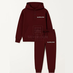 Conjunto de Jogger y sudaderas con capucha de algodón con logotipo personalizado | Chándal informal y para exteriores para hombres y mujeres | Proveedor de fábrica OEM - Product Image 5