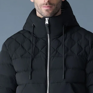 Vestes surdimensionnées personnalisées de haute qualité Tissu respirant Fermeture éclair de haute qualité Veste matelassée 2026 pour hommes Collection d'hiver - Product Image 2