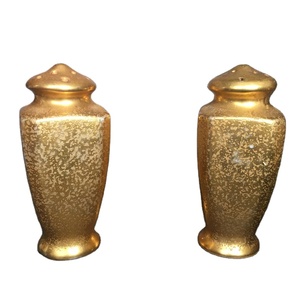Lot de 2 salière et poivrière de haute qualité en laiton pour la maison, l'hôtel, la cuisine, la salière et les épices. - Product Image 1