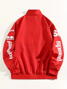 Veste unisexe tendance coupe-vent anti-UV imprimée 360g% polyester à manches longues pour le printemps et l'automne, vêtements de course automobile et de moto FORVEX - Product Image 4