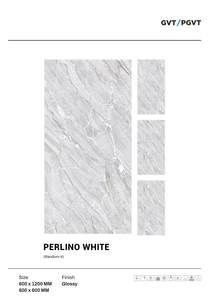 การตกแต่งวิลล่าแบบคลาสสิกสมัยใหม่ขนาด600x1200มม. สีดำมันวาวผนังภายในกระเบื้องเซรามิกพอร์ซเลน - Product Image 2