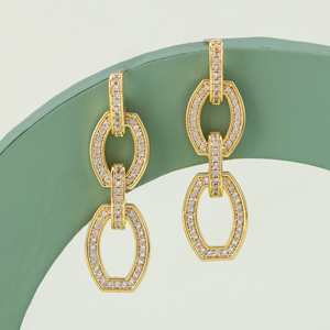 Boucles d'oreilles pendantes tendance 187290 - Product Image 1