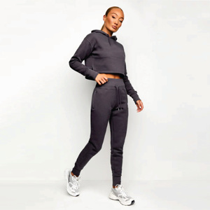 OFT erersey Abric it louch it 65% ottotton 35% ololyester cript louch ogger Teal rey omen's racksuit ottottoms - Product Image 4