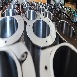 Cylindre pneumatique en laiton chromé poli de haute qualité, usiné CNC, DIN 2391 St52 avec tolérance H8, fil EDM - Product Image 3