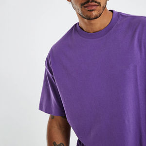 T-shirts d'été pour hommes en coton/fibre de bambou de haute qualité, logo personnalisé, OEM, couleur unie, séchage rapide, respirant, vente en gros - Product Image 6