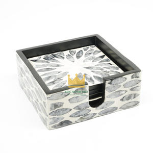 Sous-verres carrés de napperon du Vietnam de bon prix avec la chaleur de nacre-isolé pour la vaisselle, vaisselle - Product Image 2