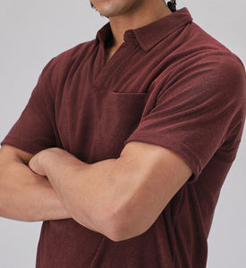 Ensemble de survêtement d'été pour homme de haute qualité, t-shirts à manches courtes et shorts, 2 pièces, col rond, respirant, en coton tricoté, pour l'entraînement - Product Image 4