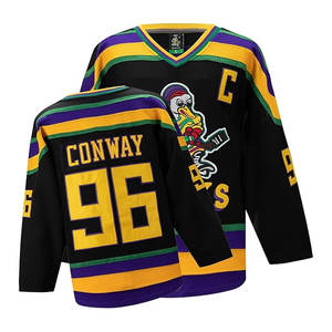 Jersey de hockey personalizado para hombres Equipo de EE. UU. Letras y números cosidos Jerseys de hockey sobre hielo Servicio OEM para hombres - Product Image 3