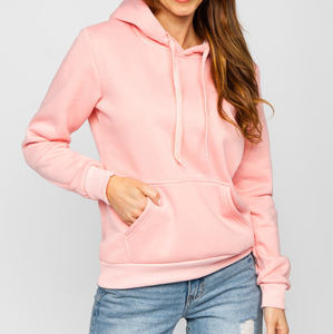High Quality Custom 100_ Cotton Fleece <b>Long</b> <b>Sleeve</b> Quarter Zip Ladies With Pocket Women Winter <b>Tops</b> Streetwear Hoodie for Women - Product Image 4