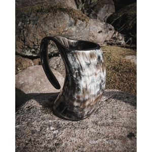 Tasses Viking en corne de buffle naturelle de haute qualité, polies, style nautique, durables, taille personnalisable, artisanat, vaisselle - Product Image 3