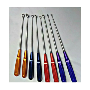 Juego de Curetas Cervicales de Hueso Manual de 8 Piezas Aprobadas por La CE Instrumentos Quirúrgicos Ortopédicos de Columna Vertebral de Acero Inoxidable Alemán Clase II - Product Image 3