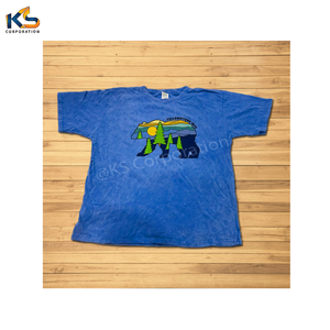 Camiseta Vintage para Hombre, 100% Algodón, Lavada con Ácido, Tejida, con Diseño Serigrafiado, Fabricante Profesional Personalizado - Product Image 4