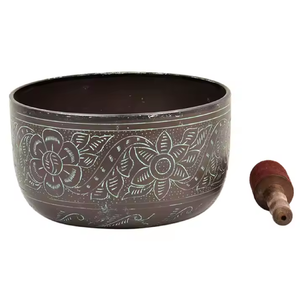 Les bols chantants tibétains en alliage métallique en stock en vrac sont fabriqués à la main pour une durabilité supérieure des propriétés acoustiques du vendeur indien - Product Image 1