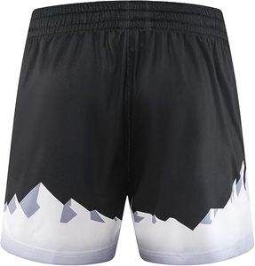 Ensembles de shorts de basket-ball unisexe surdimensionnés imprimés de logo personnalisé Shorts de sport décontractés respirants à séchage rapide pour la peau - Product Image 3