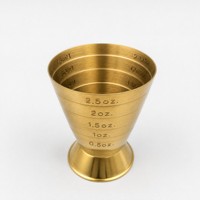 Tasse à mesurer durable en acier inoxydable pour expresso, outil de bar à vin avec poignée pour restaurant, café, cuisine