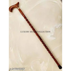 Impresionantes bastones de madera con asas elaboradas perfectas para aquellos que valoran las ayudas de movilidad con estilo artístico - Product Image 2