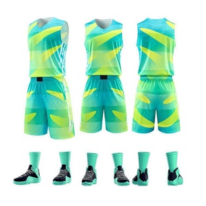 Diseña tu propio uniforme de baloncesto de verano transpirable 100% poliéster que absorbe la humedad de secado rápido último estilo conjunto de la mejor calidad - Product Image 6