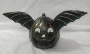 Décoration de citrouille en aluminium de qualité supérieure, finition argentée et dorée, décoration murale intérieure pour Halloween au meilleur prix - Product Image 2