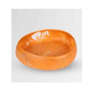 Cuenco decorativo de resina hecho a mano superficie lisa brillante diseño artístico elegante perfecto para la cocina o la decoración moderna de la Mesa del hogar - Product Image 1