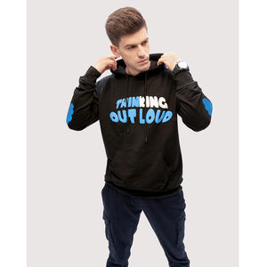 เสื้อฮู้ด Y2k โอเวอร์ไซส์สำหรับผู้ชายเสื้อวอร์มพิมพ์ลายพัฟโลโก้ออกแบบได้ตามต้องการ - Product Image 3