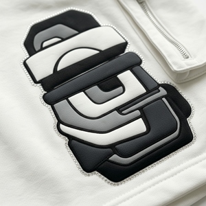 Shorts Bermuda pour femmes en polyester/coton, sur mesure, style streetwear 3D en relief, coupe ample, décontracté, pour la salle de sport, demi-pantalon, fabricant, vente en gros, OEM - Product Image 4