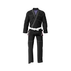 OEM BJJ GI บริการการพิมพ์ระเหิดที่มีโลโก้สีเต็มรูปแบบผ้าระบายอากาศตะเข็บเสริมและความทนทานระดับโรงยิม - Product Image 4